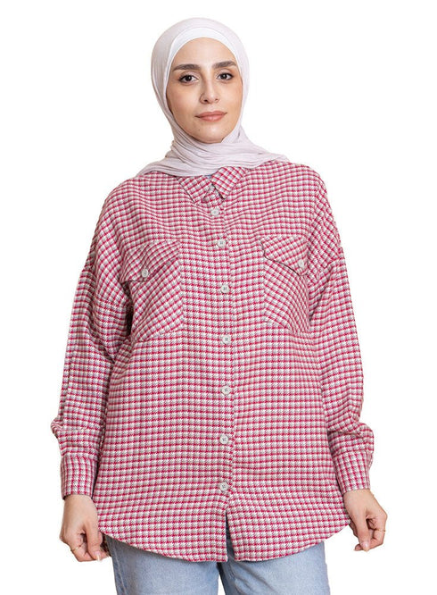 Checkered 12 Pocket O - S Shirt - Khotwh